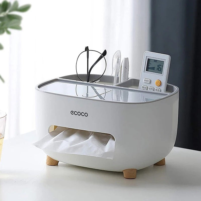 ECOCO Multipurpose Desktop Tissue Box. (Premium Quality)
