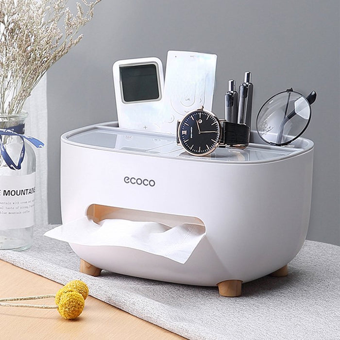 ECOCO Multipurpose Desktop Tissue Box. (Premium Quality)