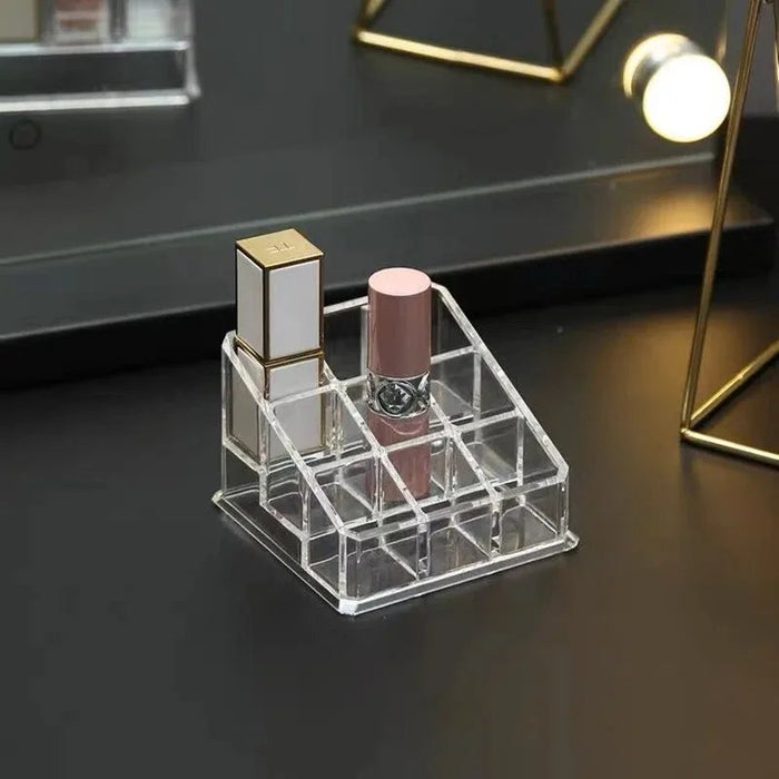 9 Grids Acrylic Lipstick Organizer. (Premium Quality)