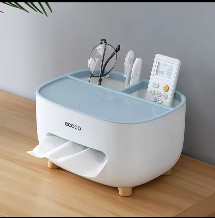 ECOCO Multipurpose Desktop Tissue Box. (Premium Quality)