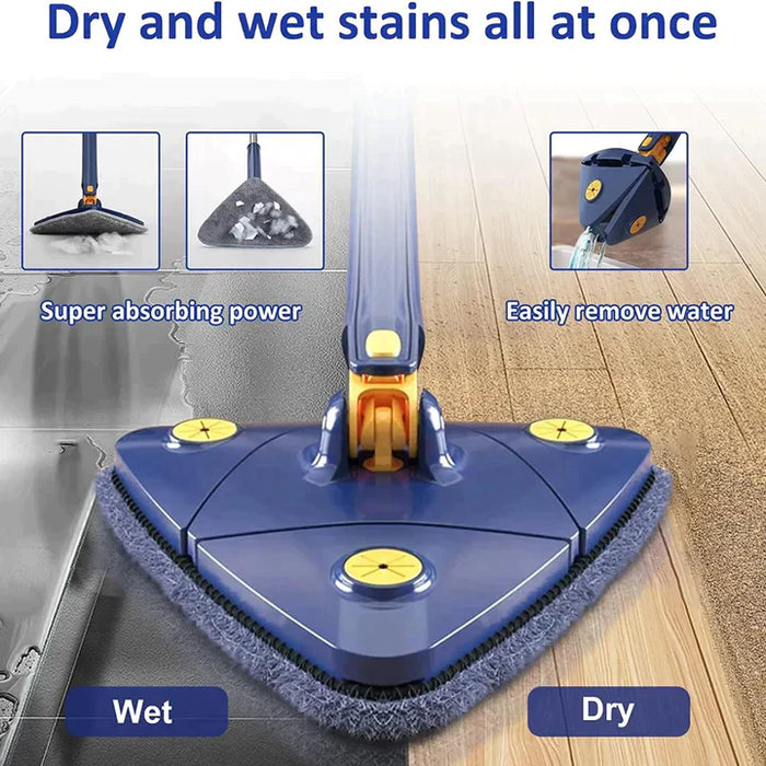 TriMop™ | 360° Rotatable Adjustable Cleaning Mop