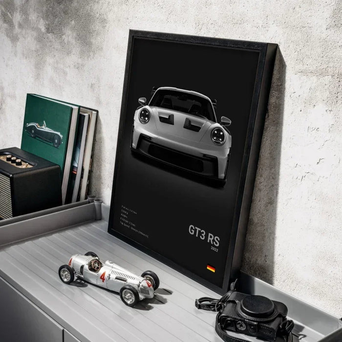 Wall Art 911 GT3 RS Turbo HD Oil On Canvas Print Garage Living Room Decor