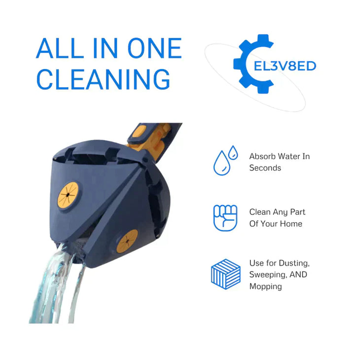 TriMop™ | 360° Rotatable Adjustable Cleaning Mop