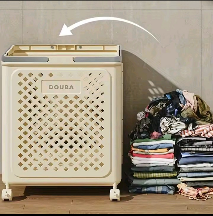 Large Capacity Foldable Laundry Trolly