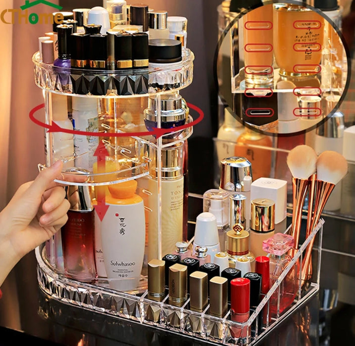 New Rotating Cosmetic Make-up Organizer