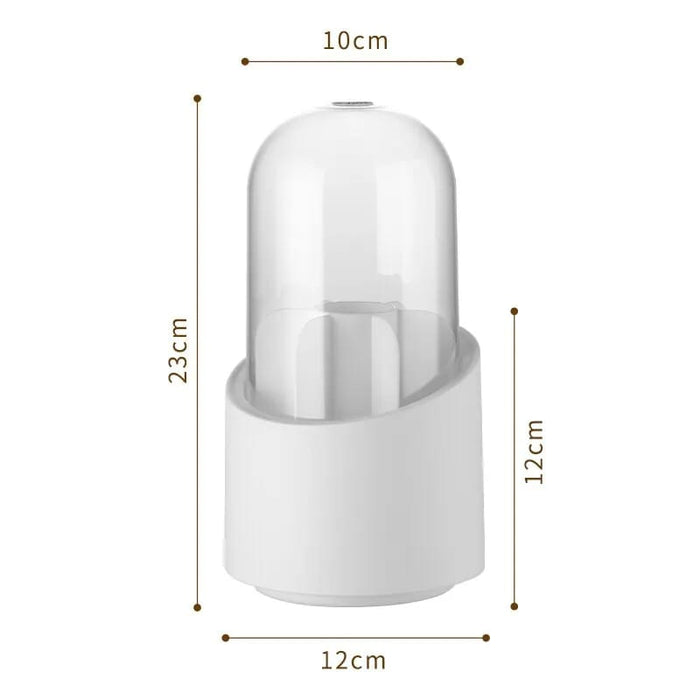 Rotating Makeup Brush Storage Box