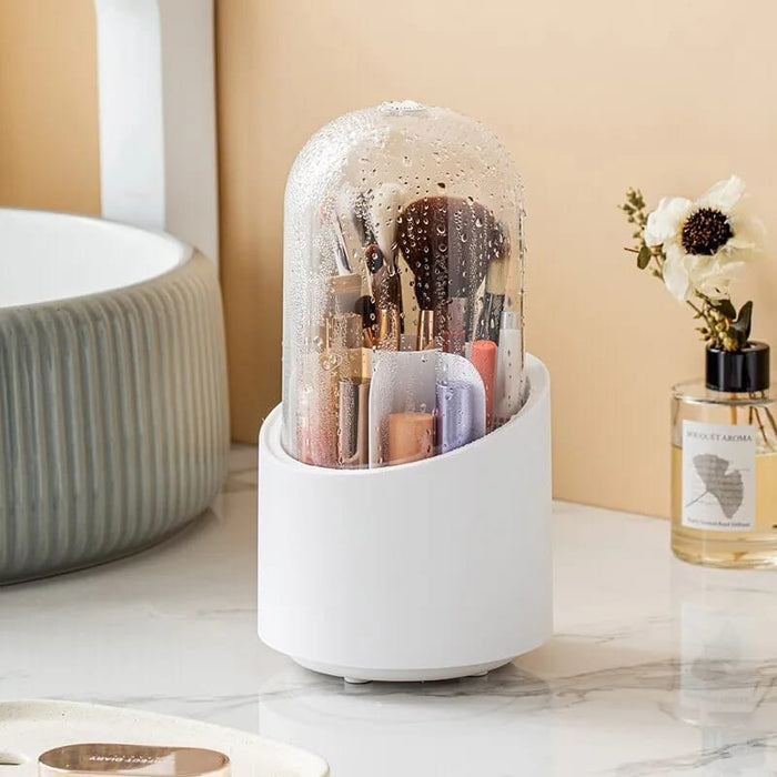 Rotating Makeup Brush Storage Box