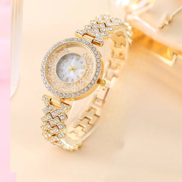Popular Fashion Diamond Women’s Watch Quartz Leisure Watches For Women Luxury Watch.