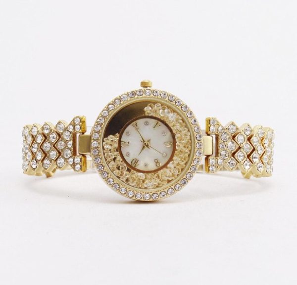 Popular Fashion Diamond Women’s Watch Quartz Leisure Watches For Women Luxury Watch.