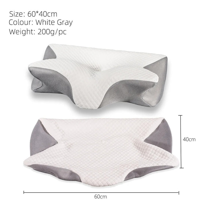 Butterfly Memory Foam Cervical Pillow Slow Rebound Ergonomic Contour Orthopedic