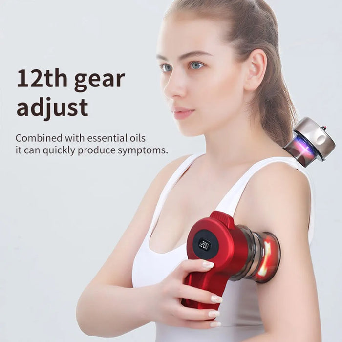 Breathing Electric Cupping Device Back Shoulder and Neck Physical Therapy