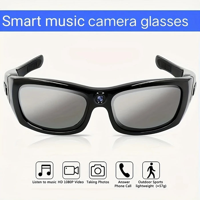 New HD Camera Glasses Wearable Polarized Lens DVR Video Surveillance Security Protection Video Cam