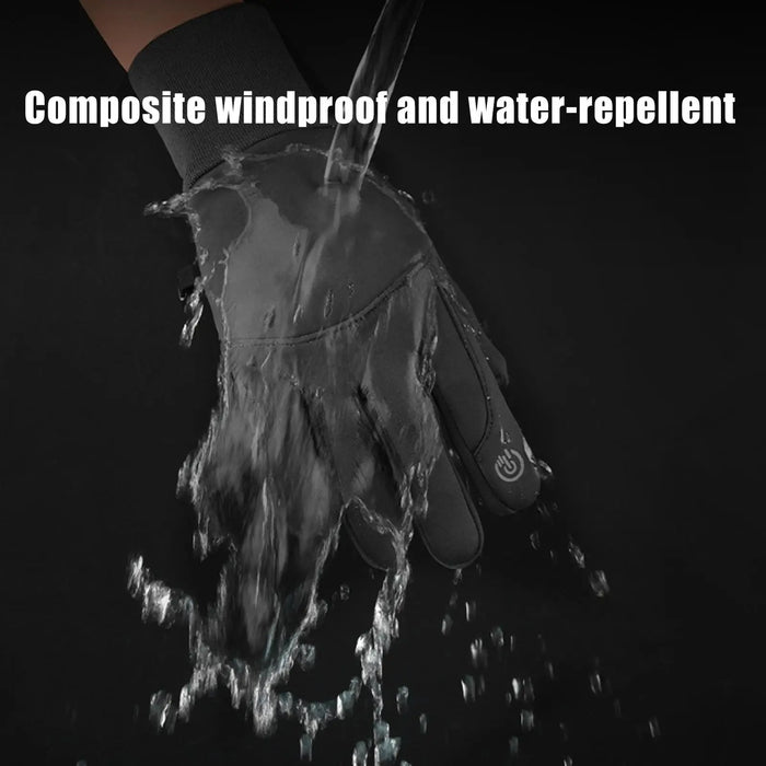 USB Heated Gloves Warm Plug-in Breathable Non-Slip Screen Touch Winter