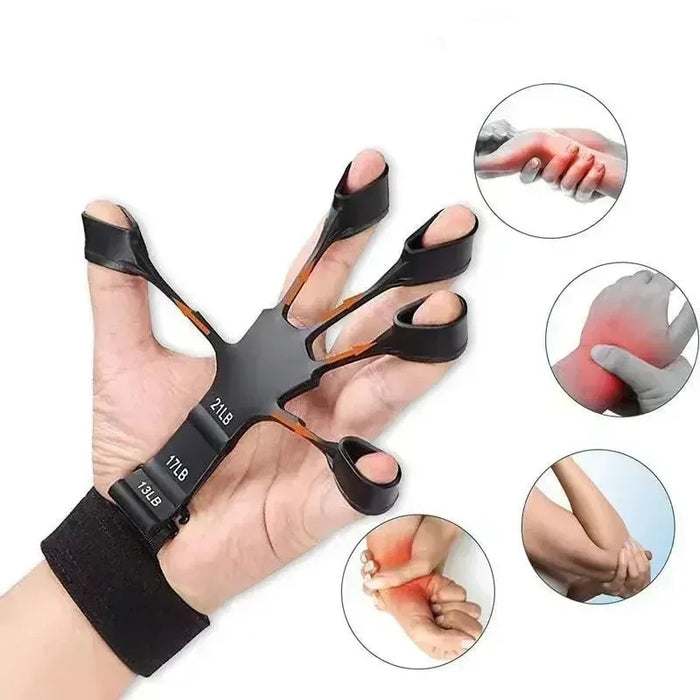 New Silicone Finger Trainer 5 Finger Wrist Stretcher Finger Strength Recovery