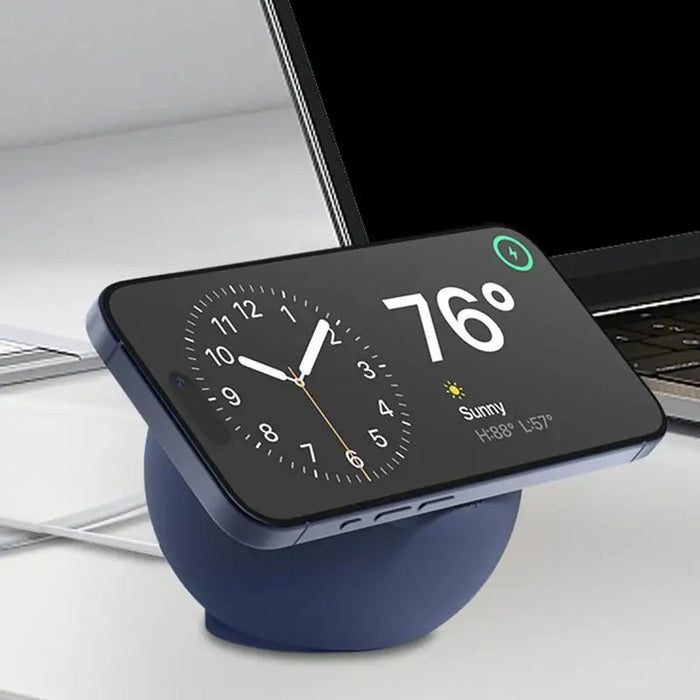 Magnetic Wireless Charger Desk Holder Silicone Charging Holder Charger Holder