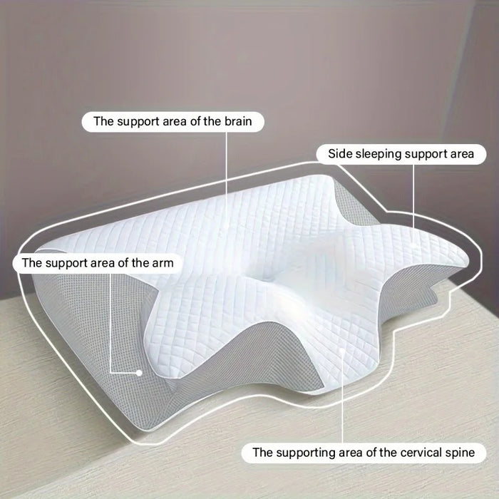 Butterfly Memory Foam Cervical Pillow Slow Rebound Ergonomic Contour Orthopedic