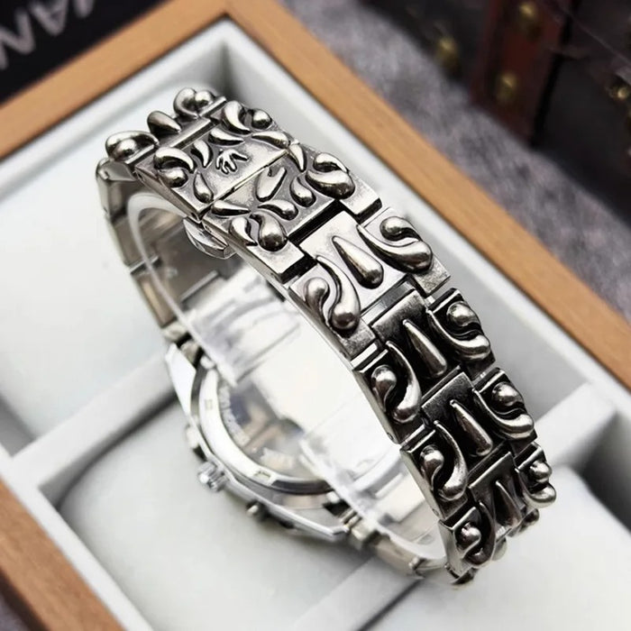 fashion heterosexual claw watch alabaster style retro Y2K European American watches