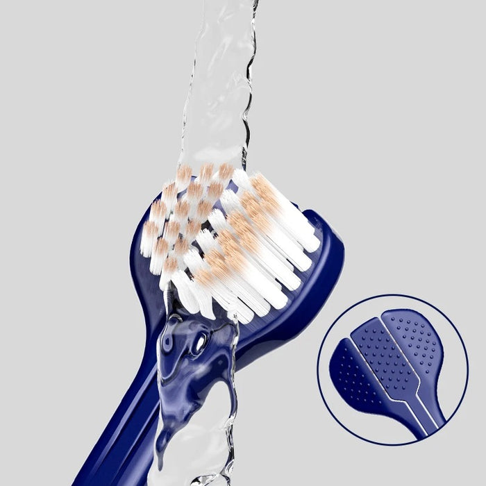 6-Pack of High-End Soft-Bristle Three-Sided Toothbrushes for Adults