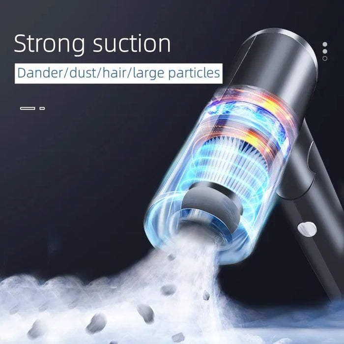 9000Pa Wireless Car Vacuum Cleaner Cordless Handheld Auto Vacuum Home & Car Dual Use Mini Vacuum Cleaner