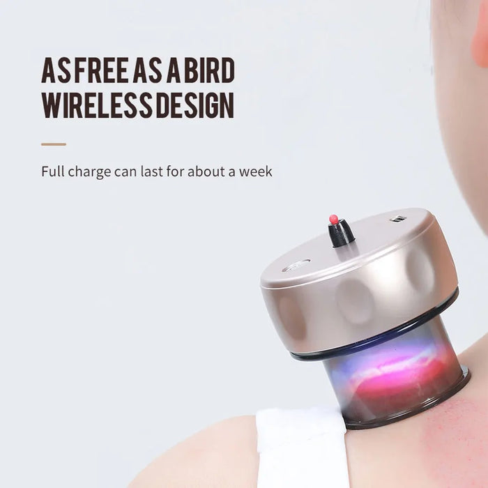 Breathing Electric Cupping Device Back Shoulder and Neck Physical Therapy