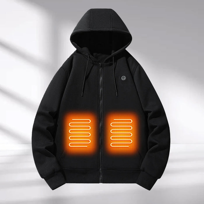 Men'S Heated Hoodie Three Temperature Control Intelligent Heat Warm Men