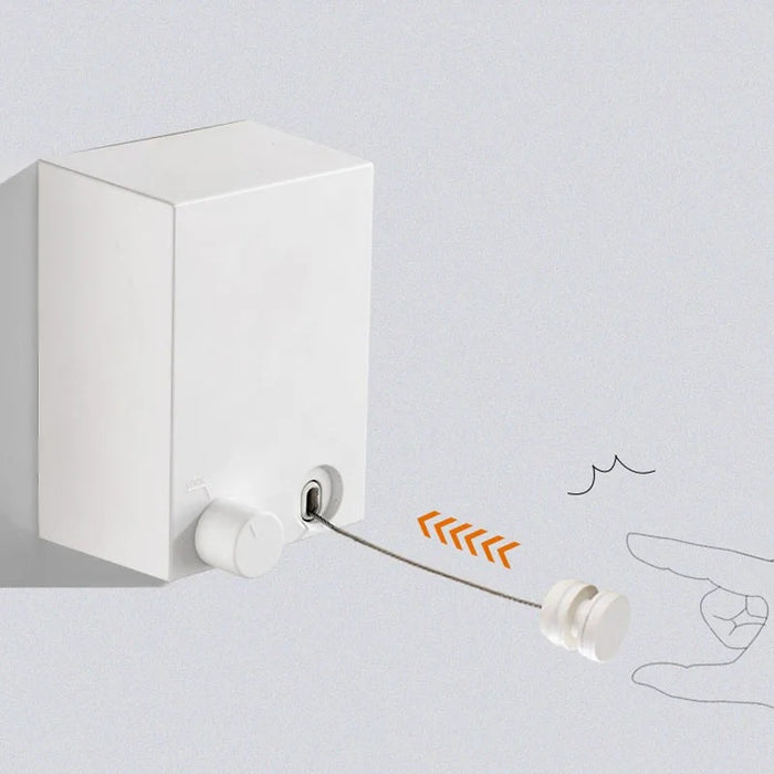 Retractable Clothesline Stainless Seel Pull-Out Clothes-Drying Machine Rope Space-Saving