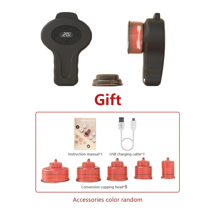 Breathing Electric Cupping Device Back Shoulder and Neck Physical Therapy