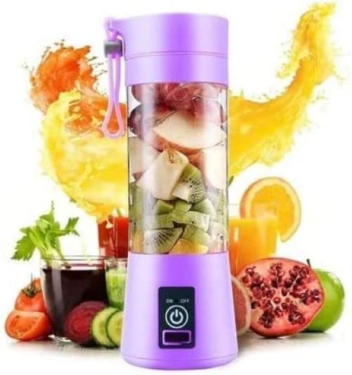 Six Blade Portable USB Rechargeable Electric Juicer Blender Bottle