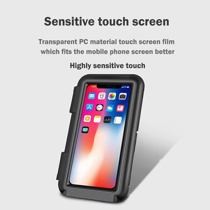 Waterproof Magnetic Bicycle Mobile Phone Holder with 360° Rotation